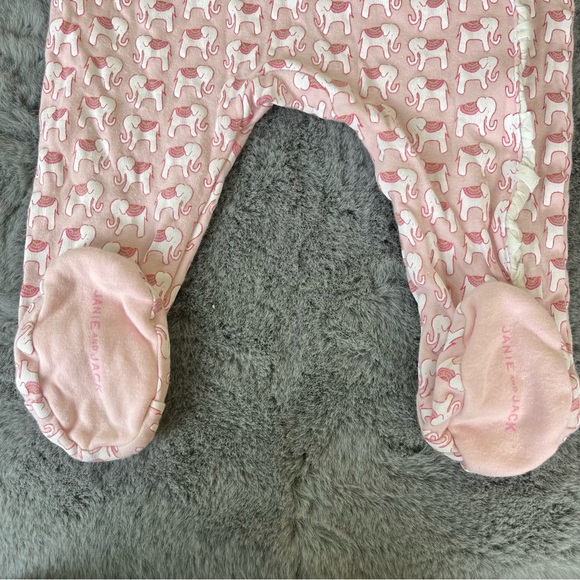 Janie and Jack Pink Elephant Onsie - 6-9M - Picture 5 of 7